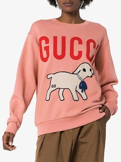 rainbow gucci sweater|gucci lamb print sweater.